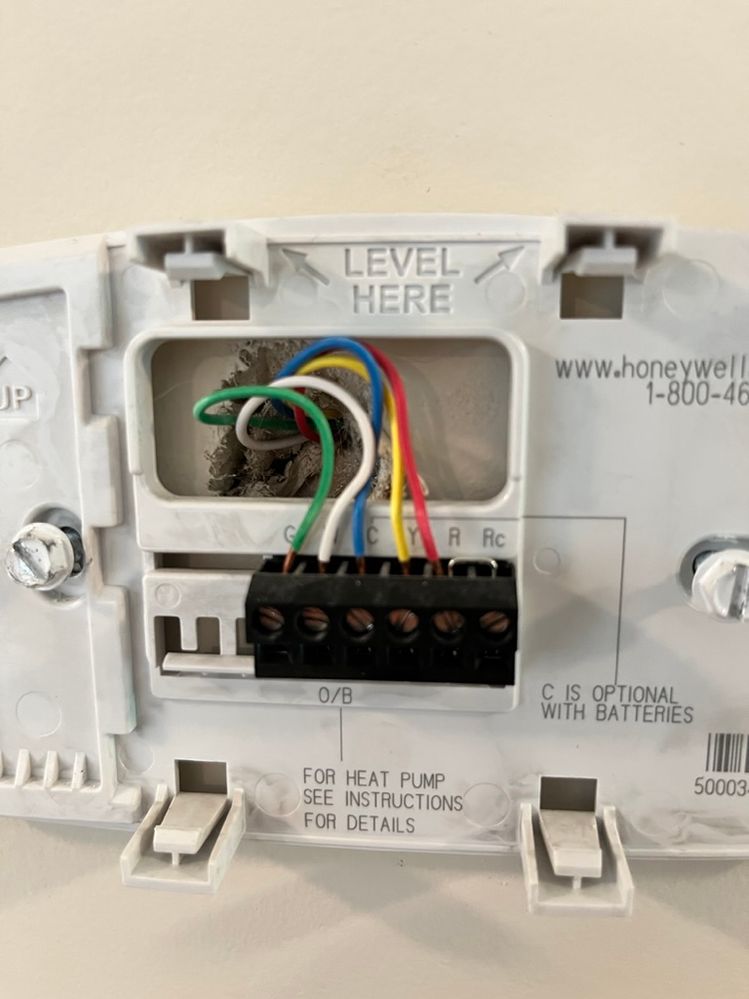 old thermostat wiring