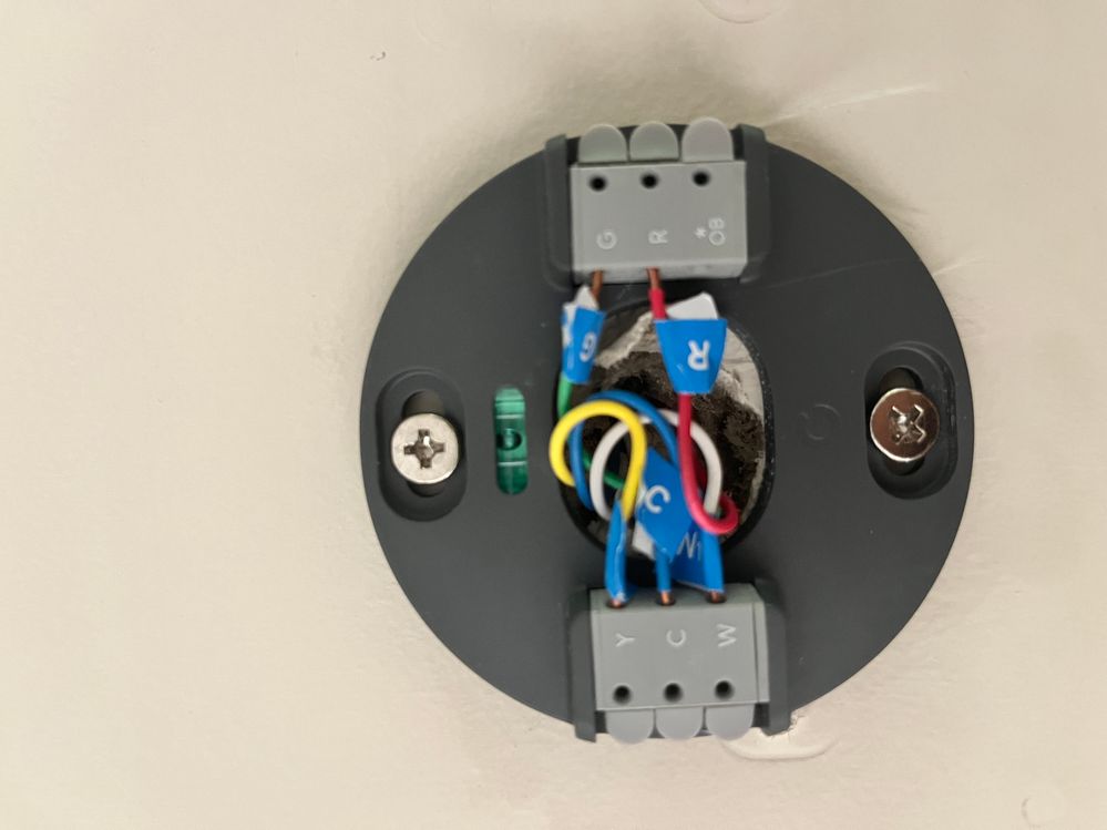 Nest thermostat wiring