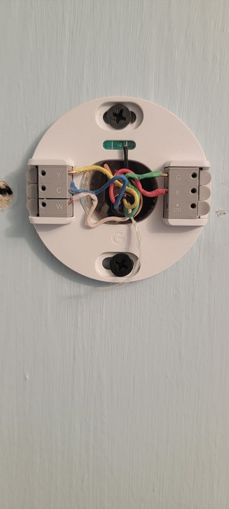 New Nest Thermostat Wiring