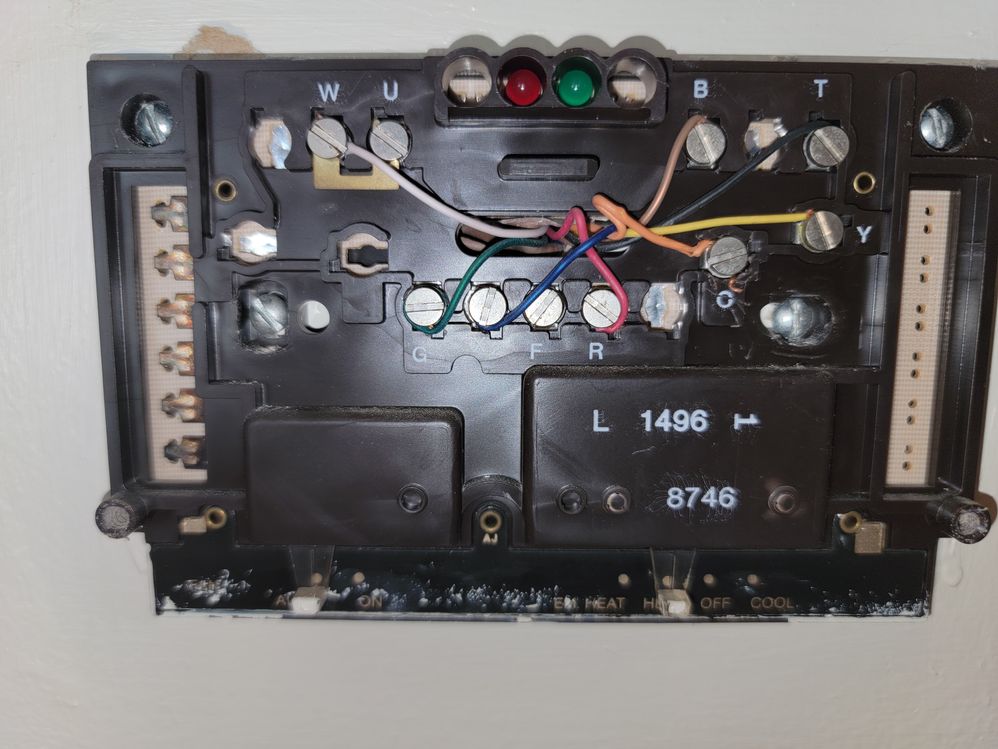 old tstat wiring