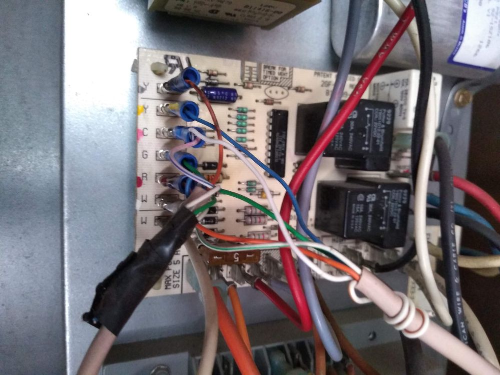 board "C" wire connection