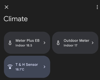 I am able to see my 3 thermometers on my Pixel 6