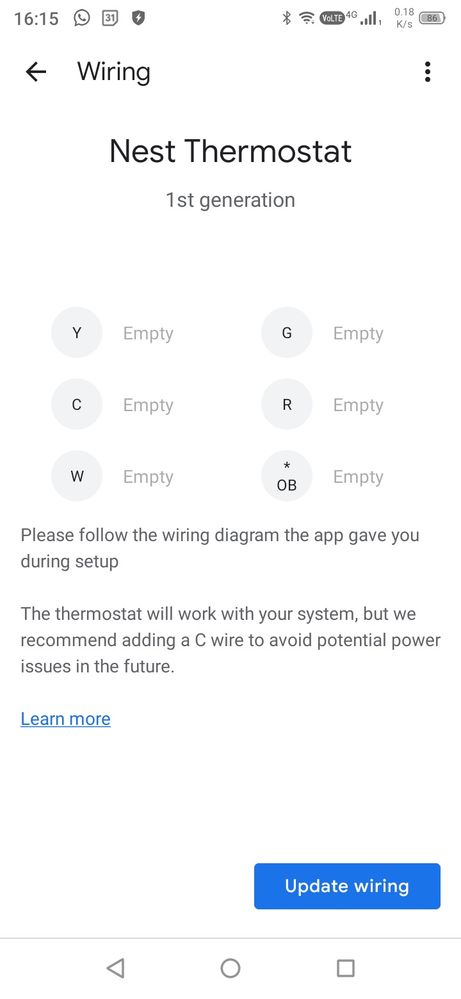 After Nest Gen 1 Install