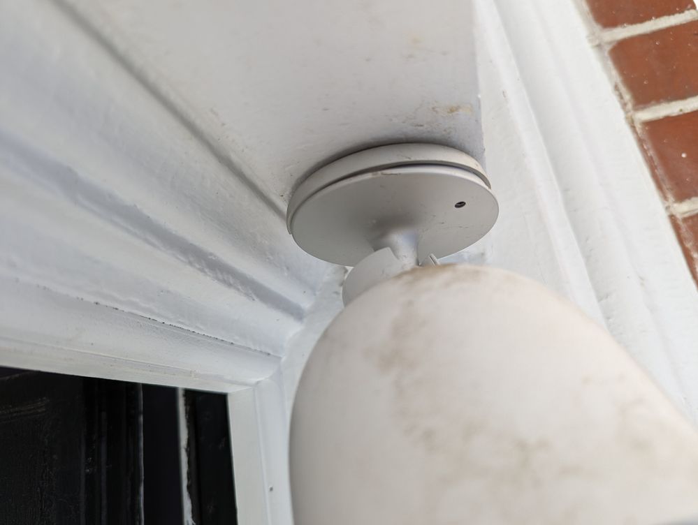 Out a little bit, but still stuck.