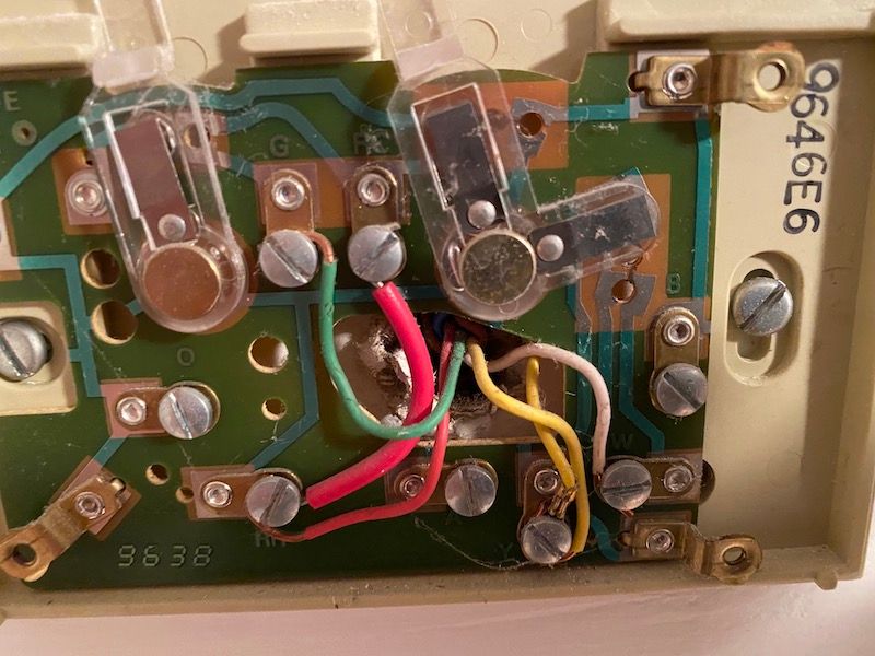 old thermo wiring