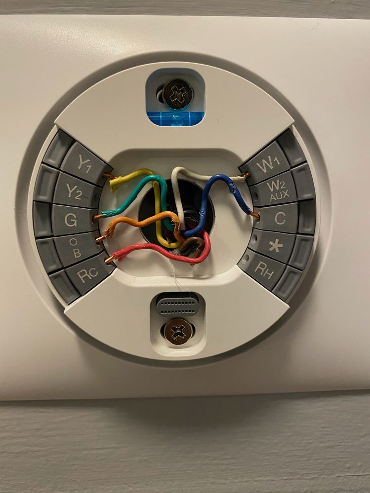 Wiring suggested by Nest app